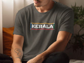 Kerala Graphic Tee with Colorful Border Design