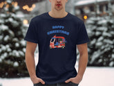 Festive Holiday Happy Christmas Graphic T-shirt