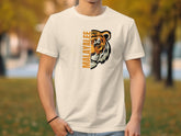 Malayalee Tiger Half Face Graphic Tee product