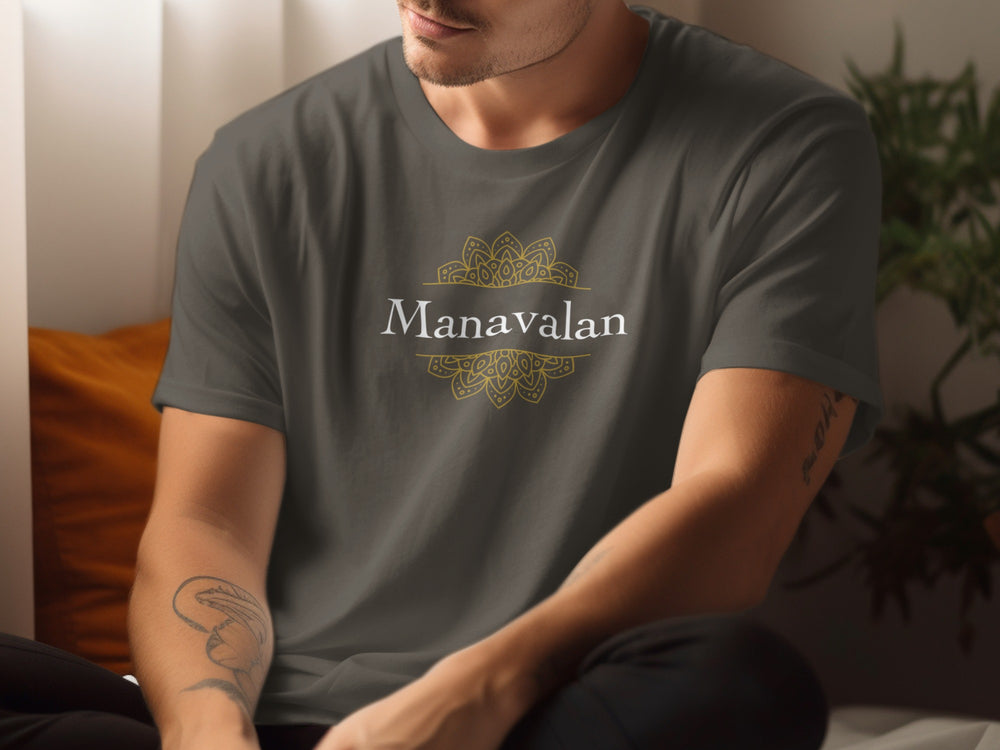 Stylish Manavalan Design Graphic Tee