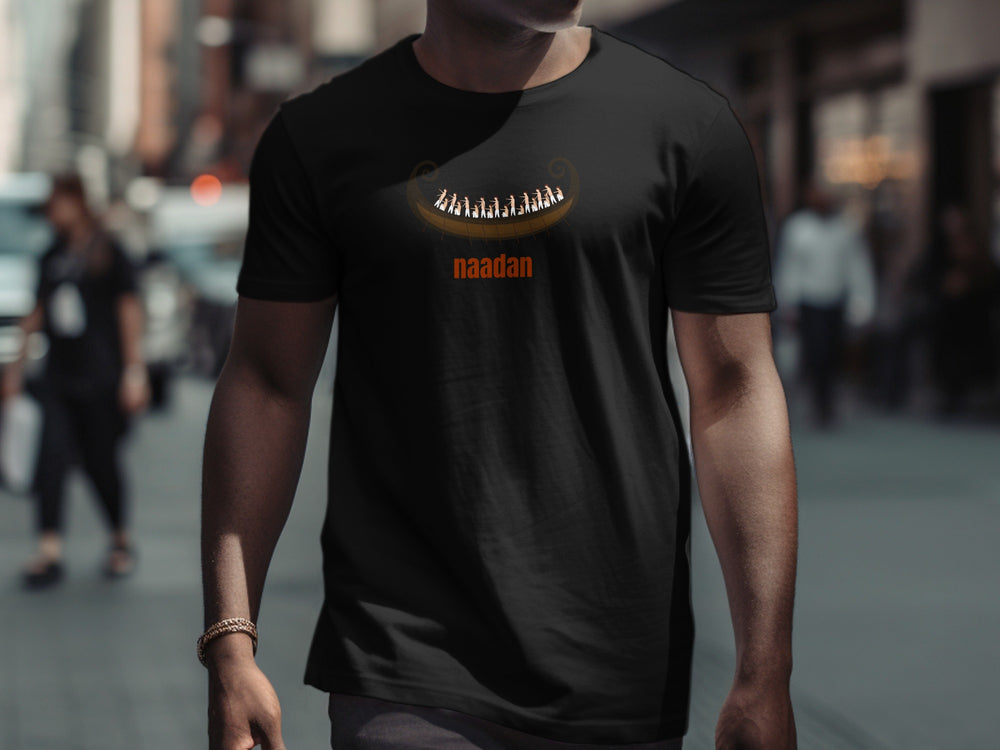 Unique Naadan Printed Design T-Shirt for Men