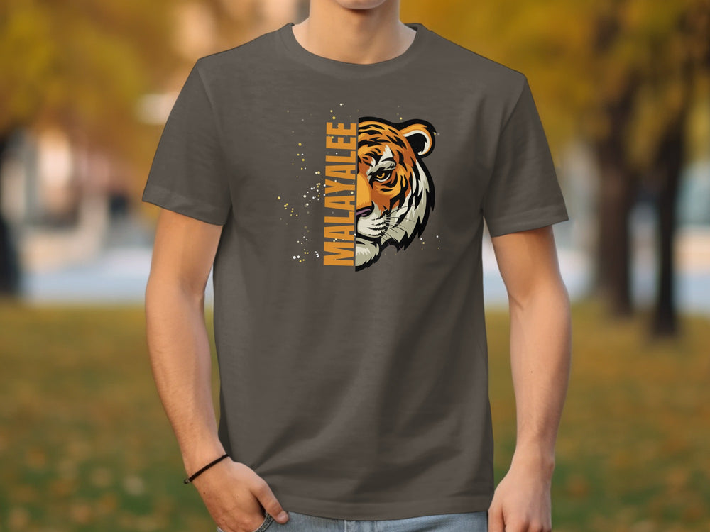 Malayalee Tiger Graphic Design Shirt