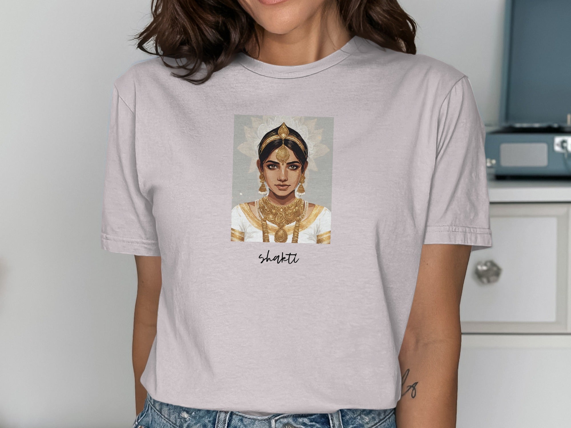 Traditional Artwork Print Shakti Graphic Tee