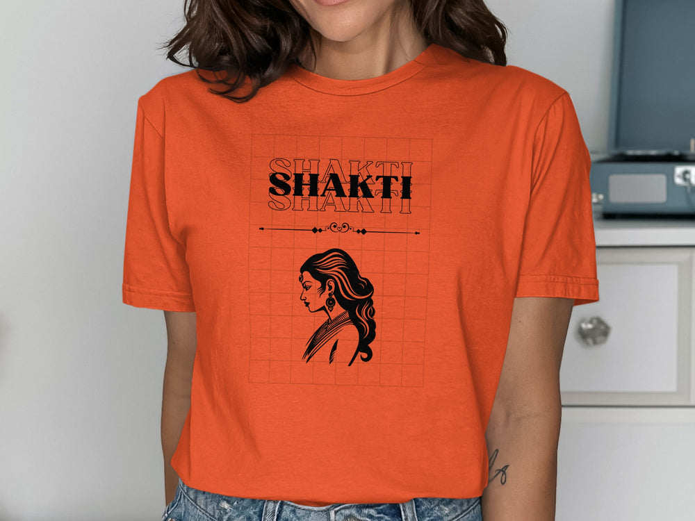 Shakti Graphic Design Unique Casual Fashion Tee