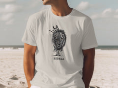 King Lion Design Kerala Printed T-Shirt for Men