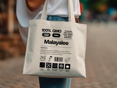 Funny Malayalee Tote Bag with Creative Design