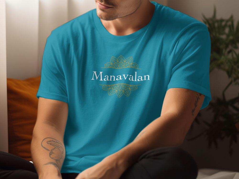 Manavalan Graphic Tee with Intricate Design