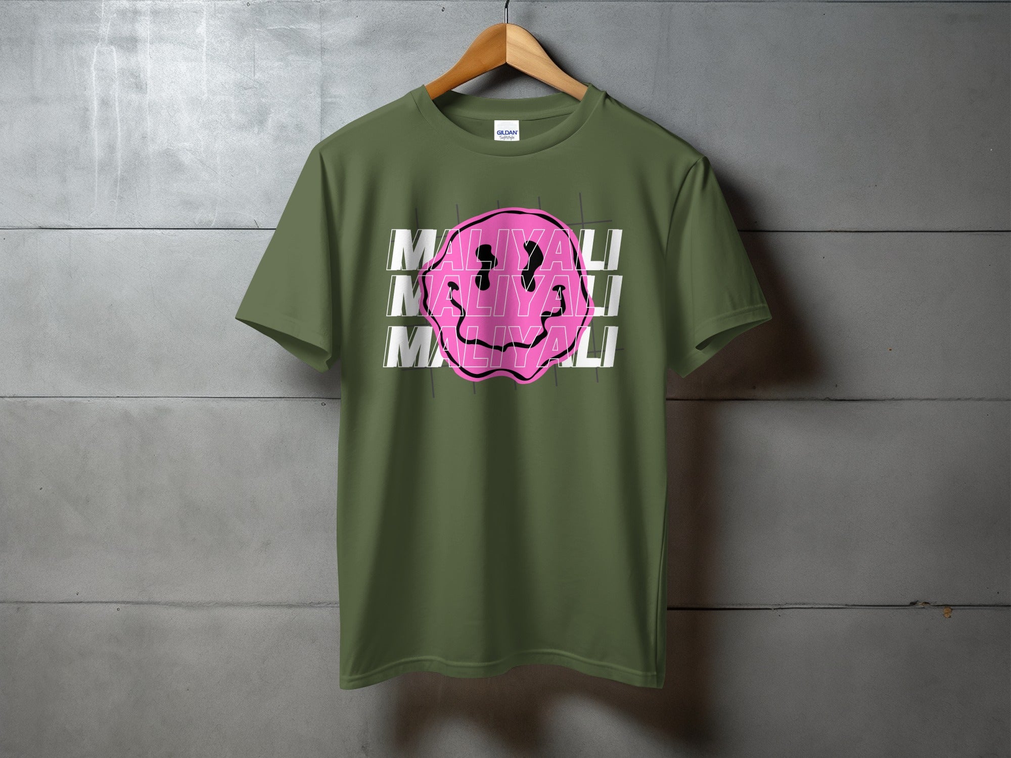 Mavali Graphic T-Shirt with Pink and White Text Design