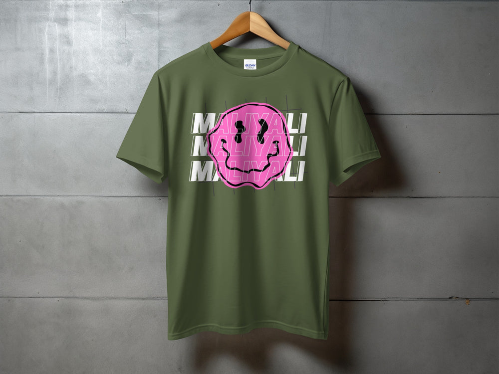 Mavali Graphic T-Shirt with Pink and White Text Design