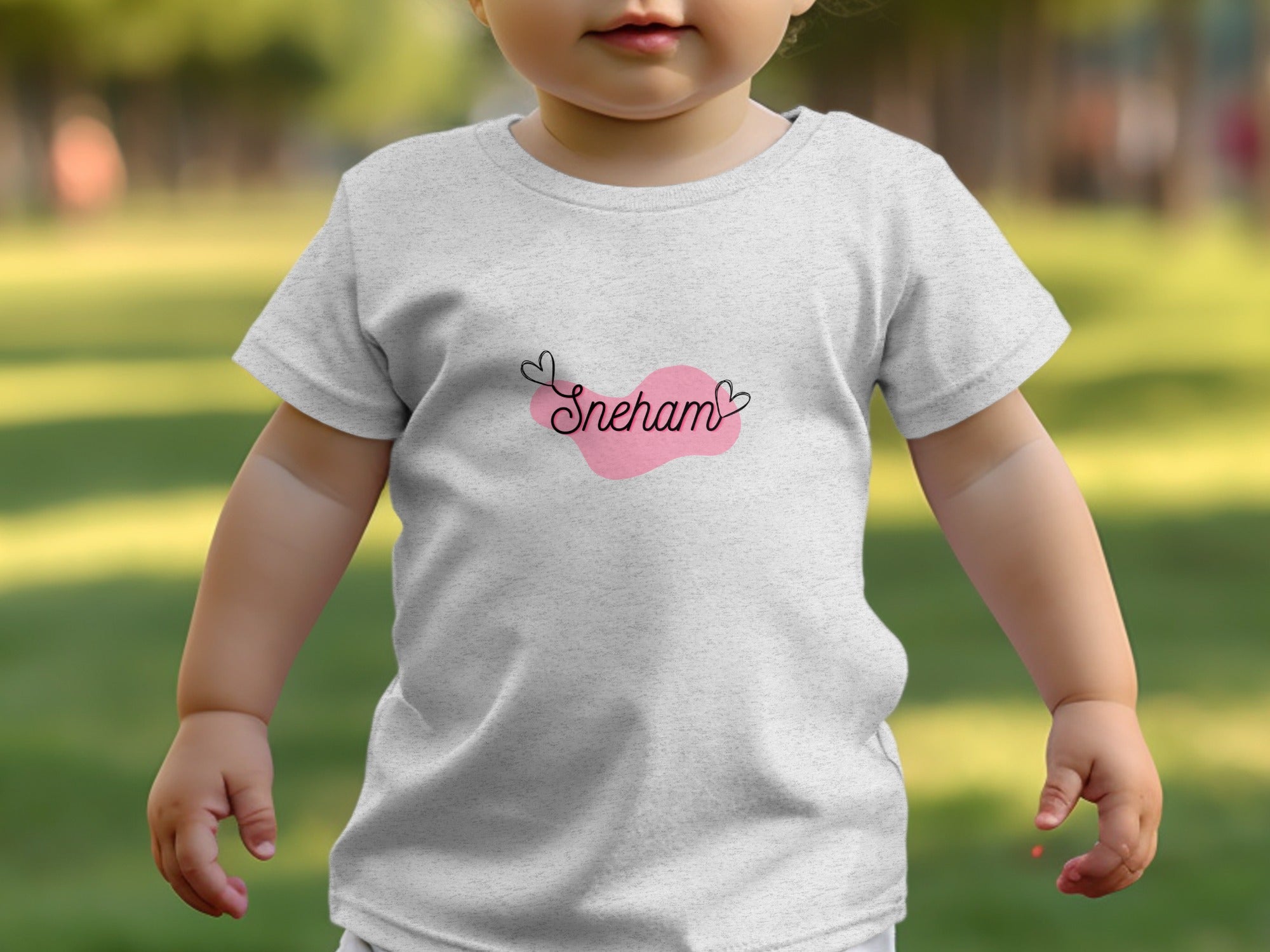 Cute Toddler Tee with Sneham Design Toddler Shirt