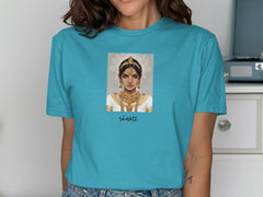 Shakti Portrait Blue Graphic Tee T-shirt product