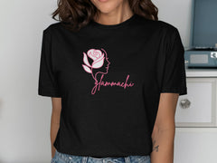 Elegant Glamachi Rose Face Printed Fashionable Shirt
