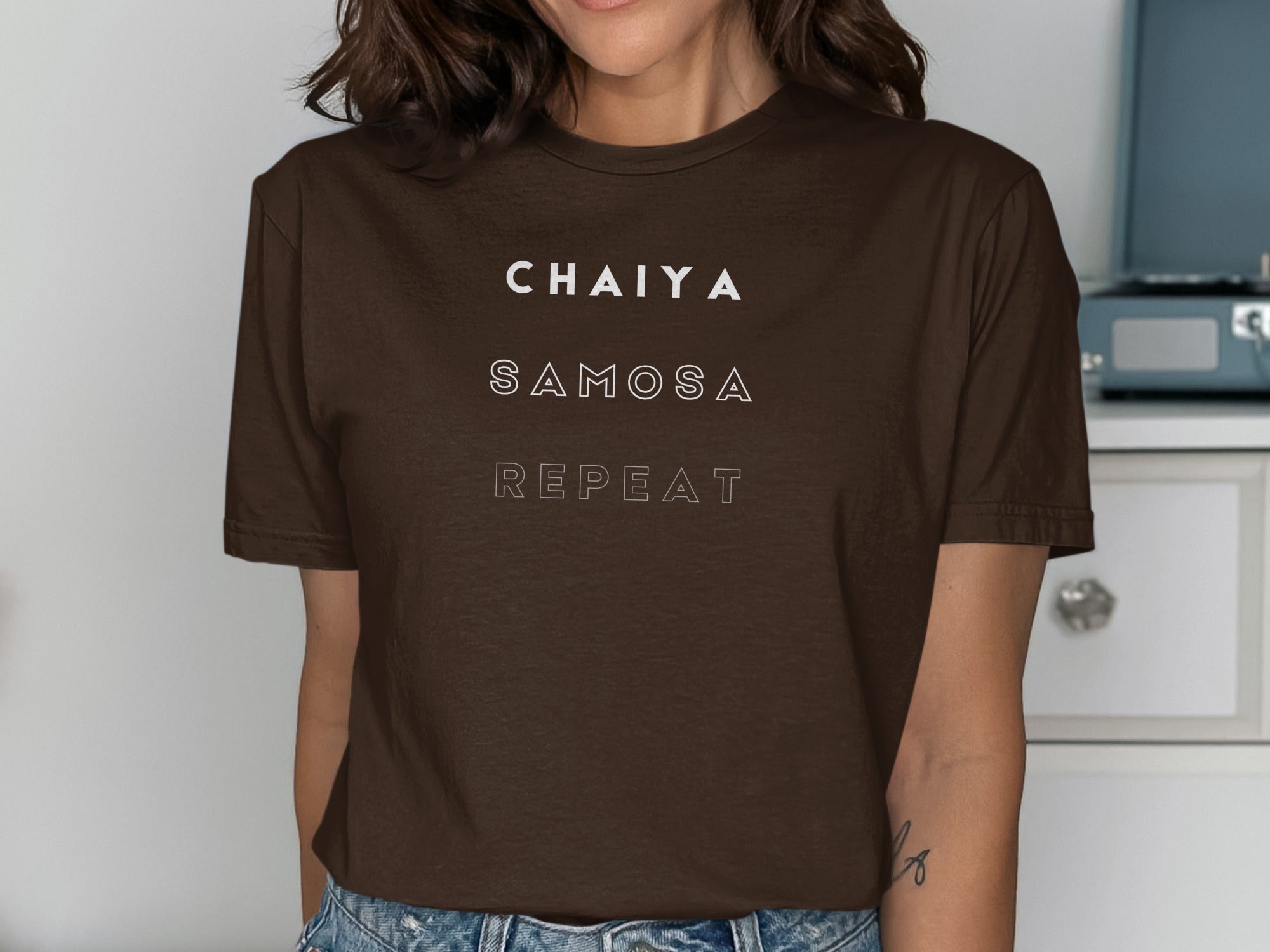CHAIYA SAMOSA REPEAT Casual Tee Shirt