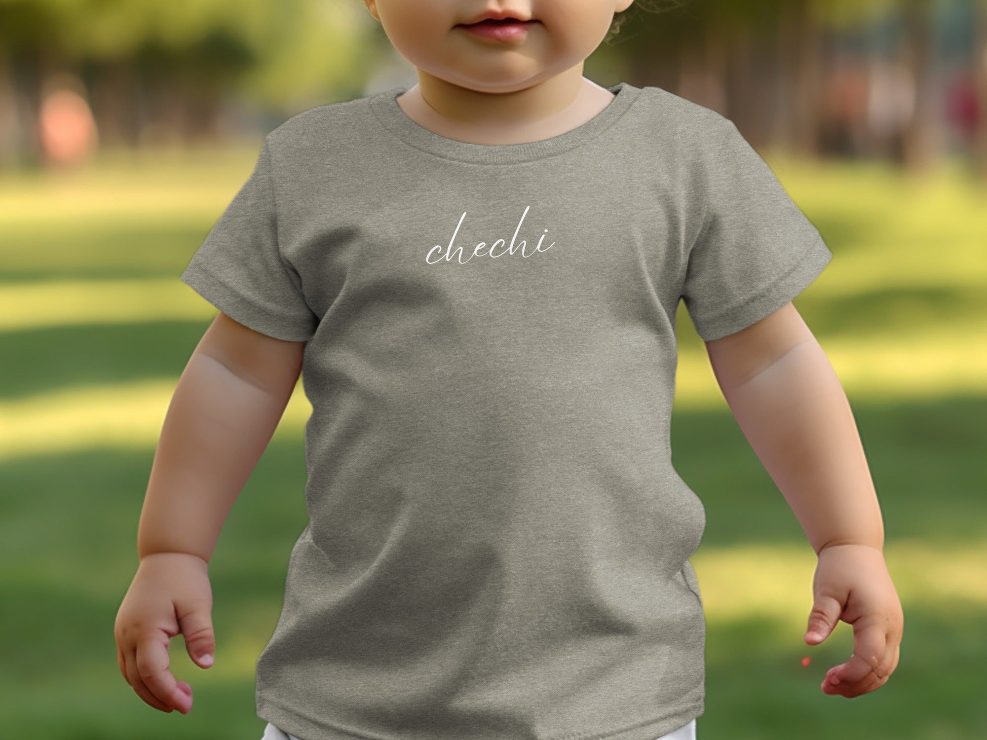 Chechi Graphic Baby T-Shirt with Short Sleeves