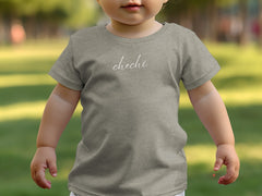 Chechi Graphic Baby T-Shirt with Short Sleeves