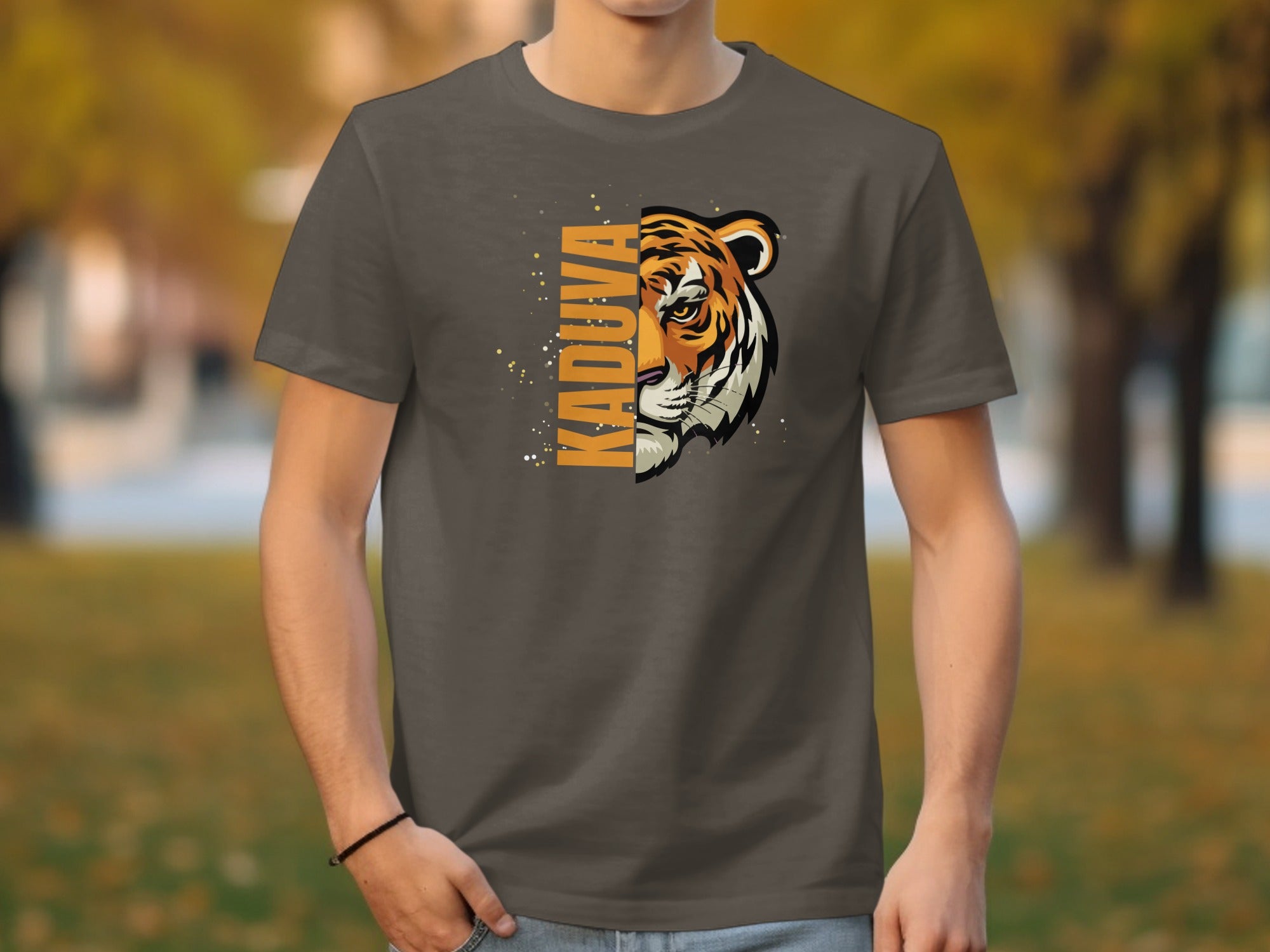 Kadava Tiger Graphic T-Shirt Fashionable Urban Apparel