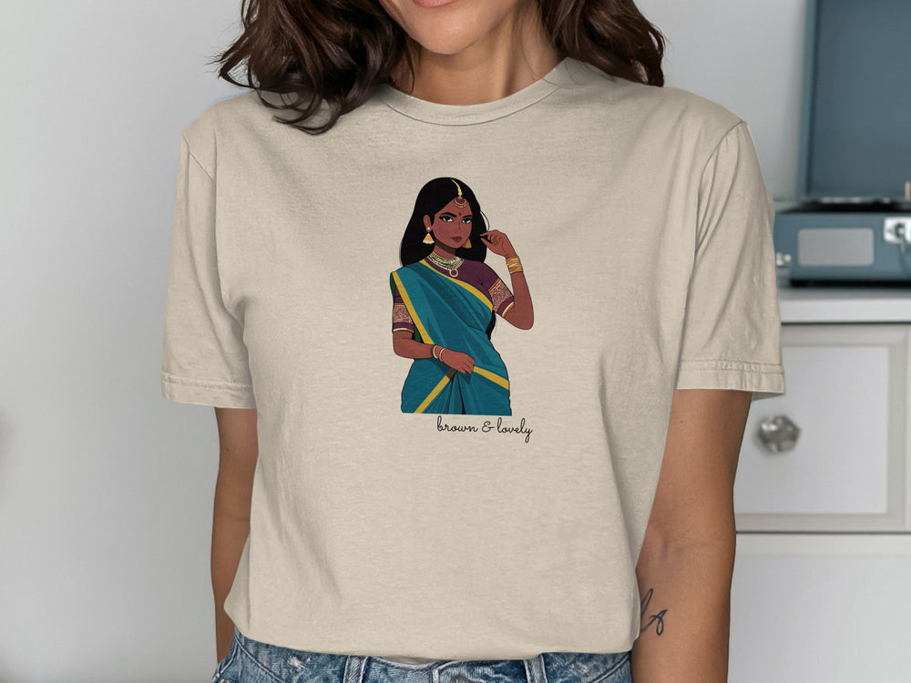 Brown and Lovely Graphic T-Shirt for Fashion Statement