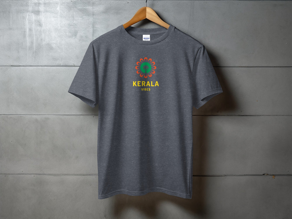 Kerala Vibes Grey Graphic T-Shirt Shop Now