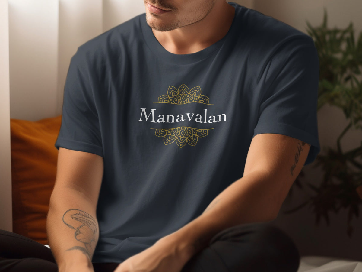 Manavalan Mandala Design Comfortable Casual T-Shirt