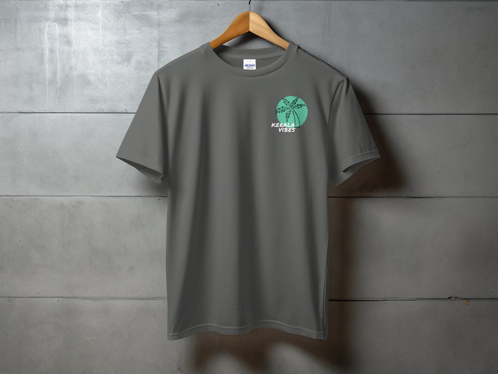 Relaxed Fit Tropical Print Casual T-shirt