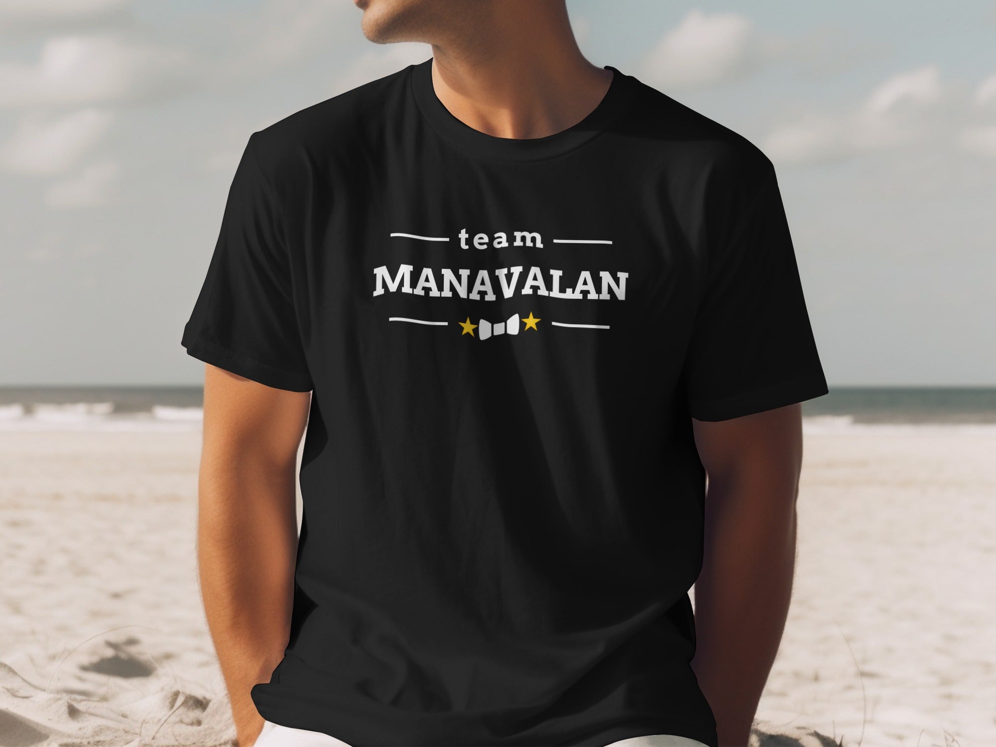 Team Manavalan Casual Beachwear T-Shirt