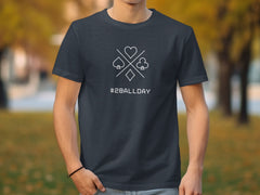 Poker Themed Graphic Tee for Casual Wear
