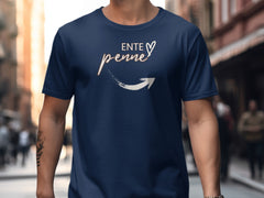 ENTE penne heart arrow graphic design t-shirt