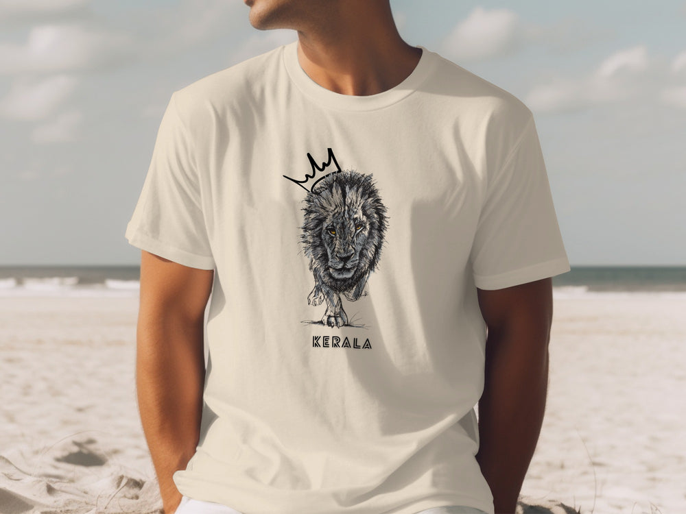 Majestic Lion with Crown Kerala Print Shirt