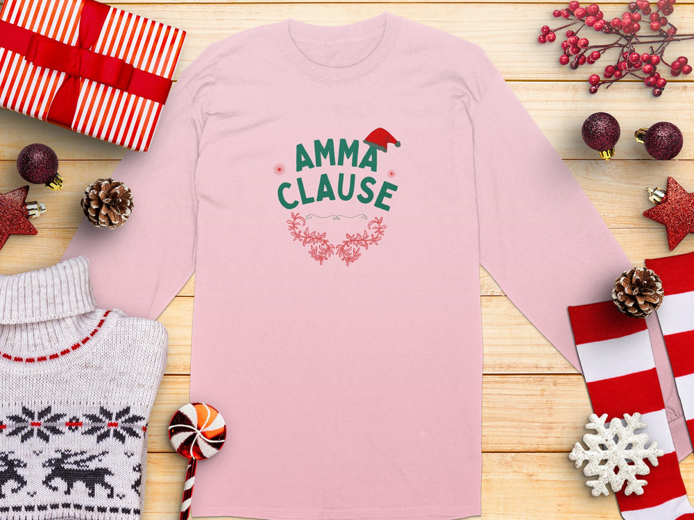 Amma Clause Festive Long Sleeve Shirt