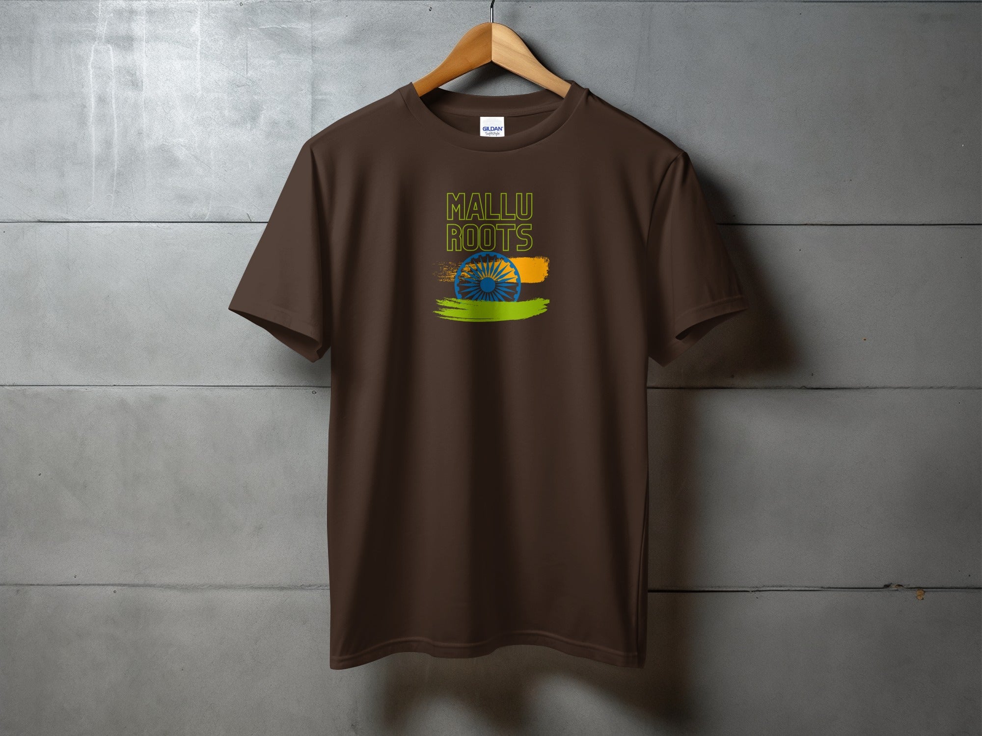 Mallu Roots Graphic Print Brown T-Shirt product