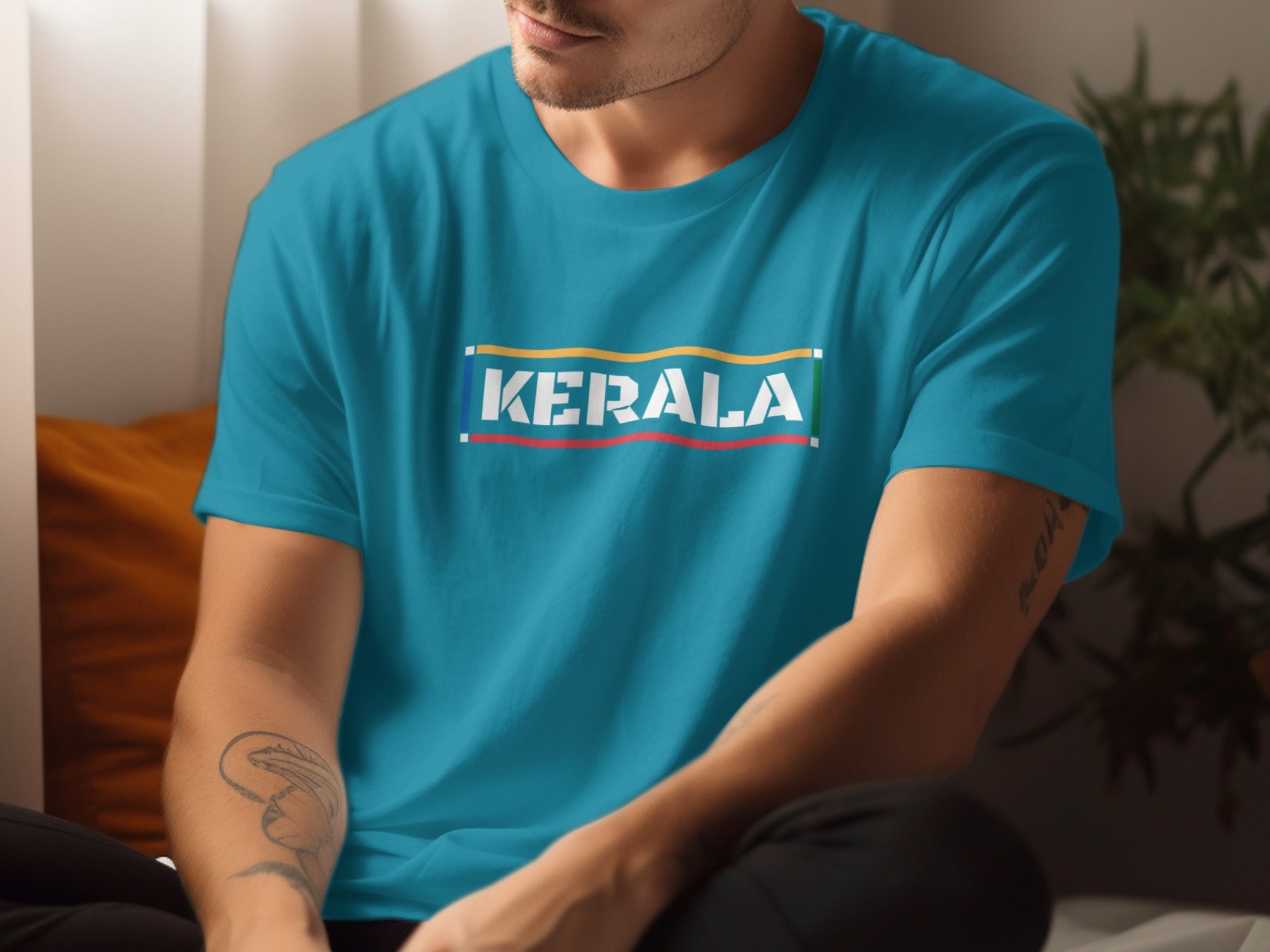 Vibrant Kerala Graphic Tee With Bold Typography Design