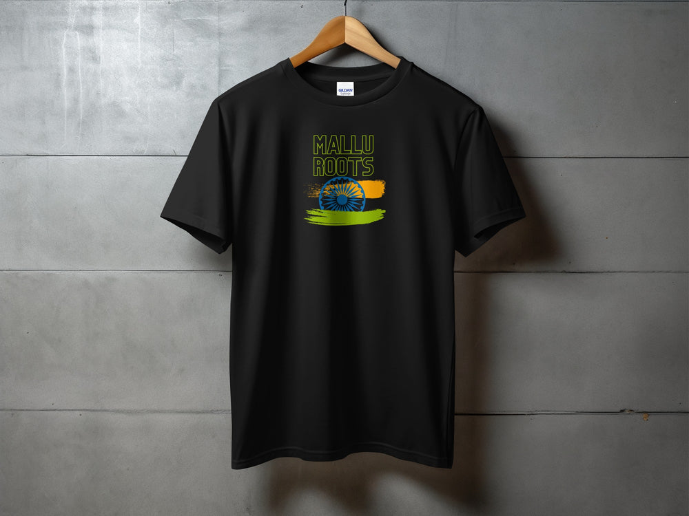 Mallu Roots Vibrant Design T-shirt for Everyday Wear