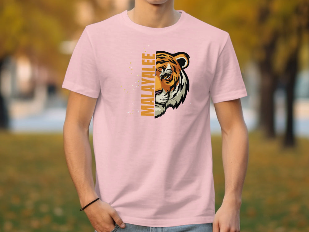 Malayalee Tiger Graphic Print T-Shirt Casual Wear