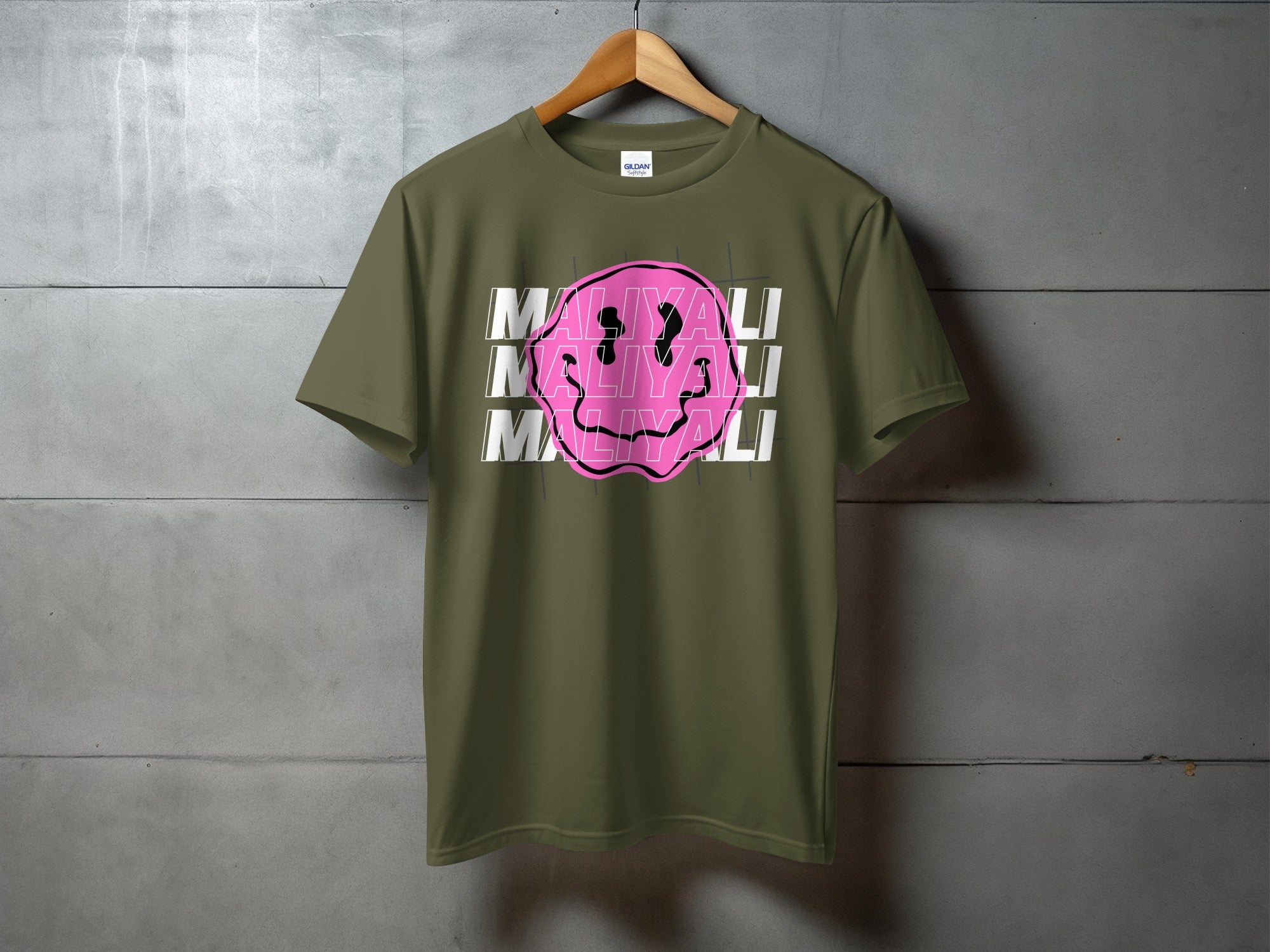 Stylish Mavvli Graphic Tee with Bold Pink Design