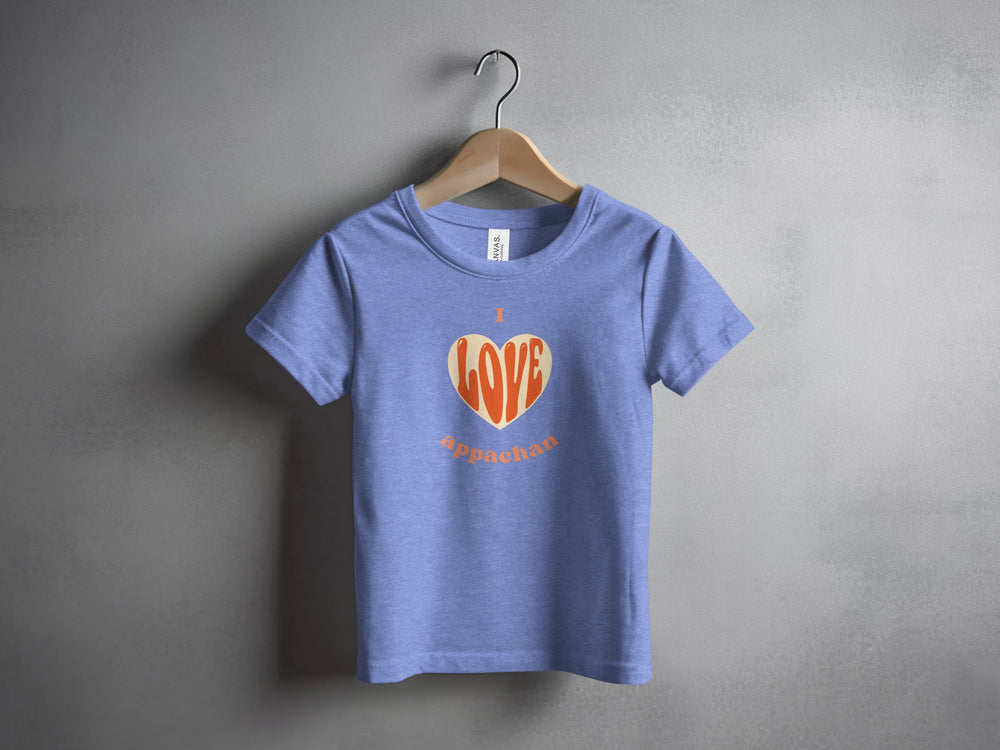 I Love Sppachaac Heart Design Kids' T-shirt