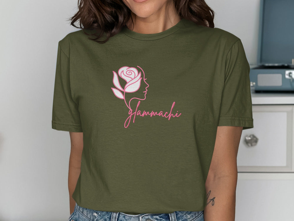 Rose Glamanchi Graphic Design T-shirt