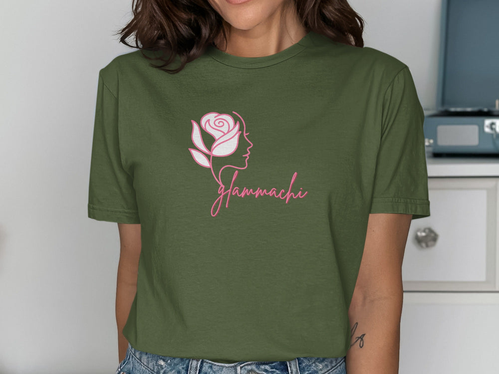 Rose Design Glammachi Women's T-Shirt