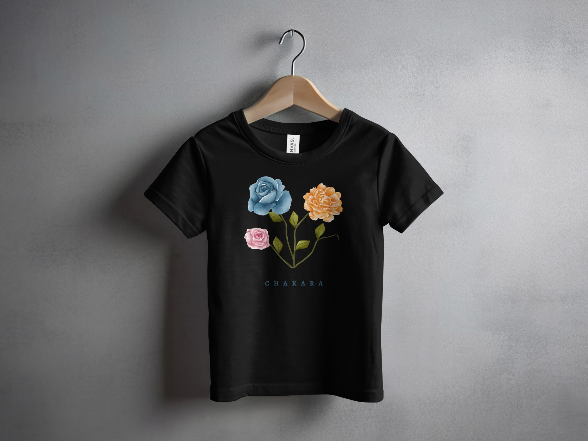 Colorful Floral Design Chakara Kids T-Shirt