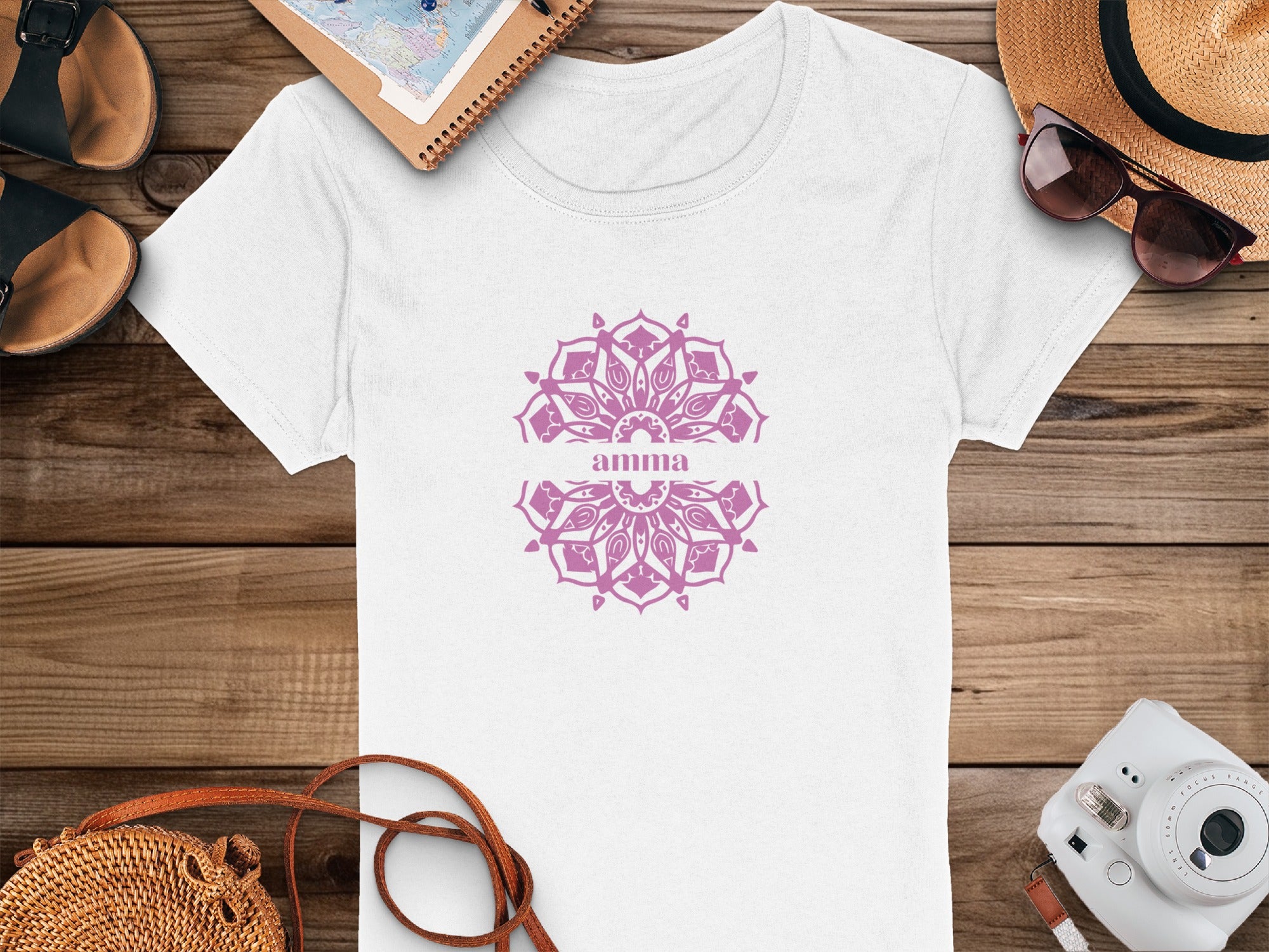 Intricately Designed Mandala Art T-shirt