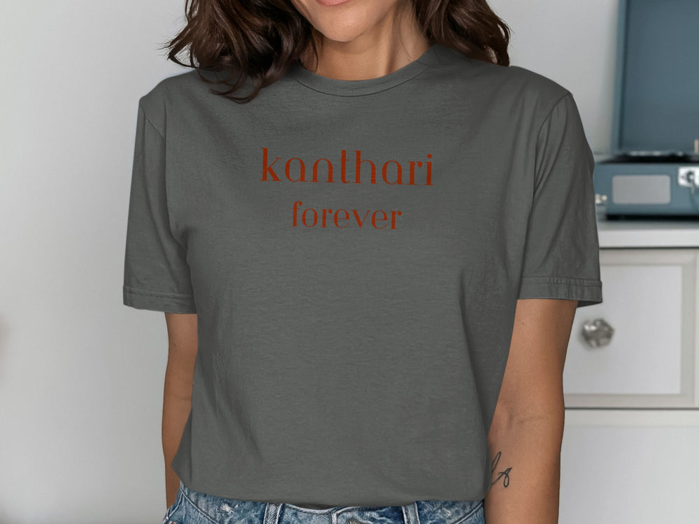 Kanthari Forever Graphic Print Casual Top