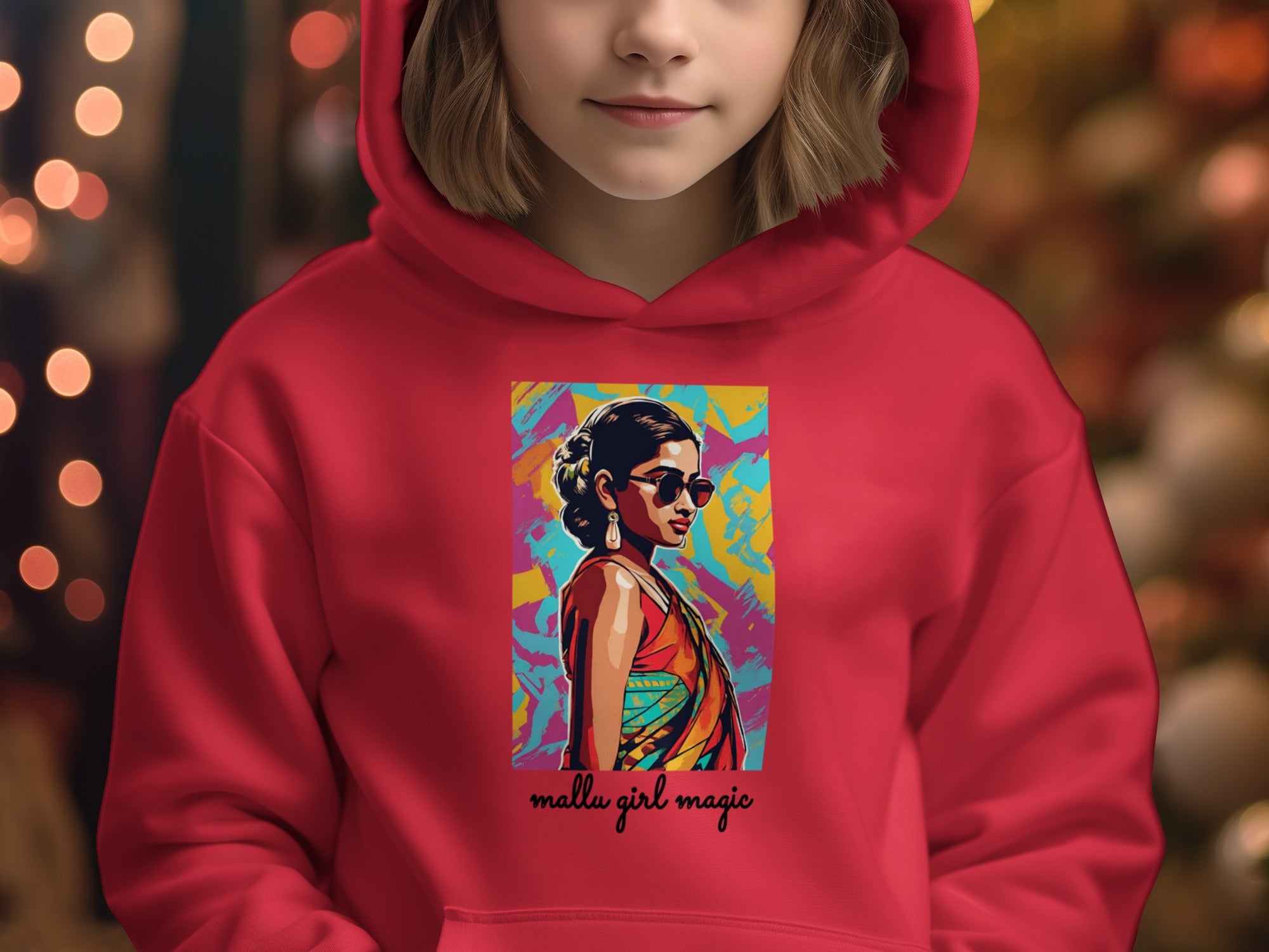 Mallu Girl Magic Hoodie Stylish Design for Fashion