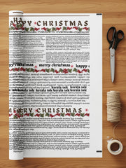 Merry Christmas Wrapping Paper for Festive Occasions