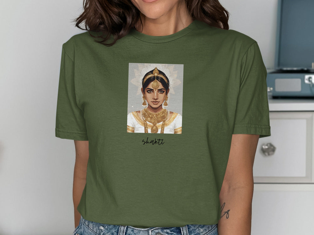 Elegant Portrait of Traditional Woman T-shirt