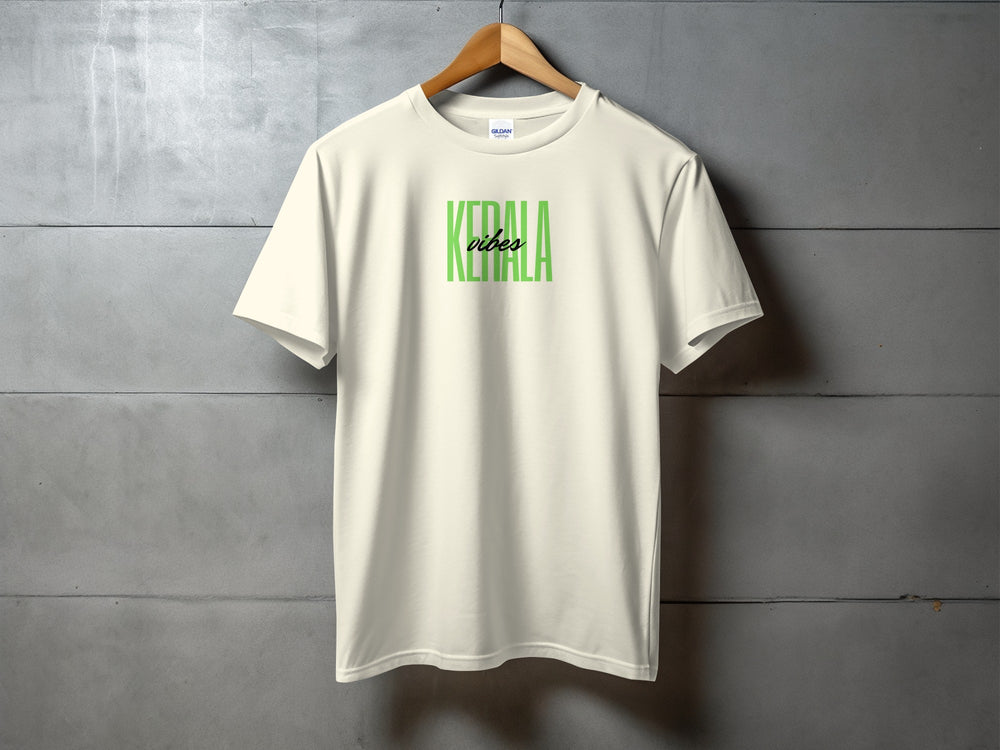 Kerala Vibes Graphic Tee on Hanger Display T-shirt