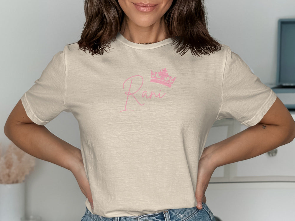 Queen Crown Rani Graphic Printed Statement Tee