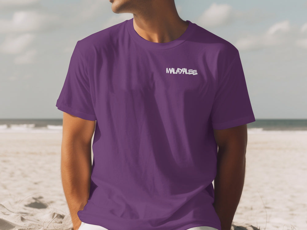 Purple Beachwear Graphic Tee