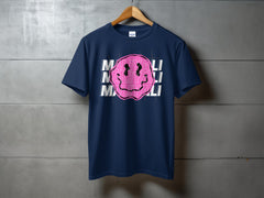 Navy Blue Mavali Graphic Tee Shirt for Men's Clothing