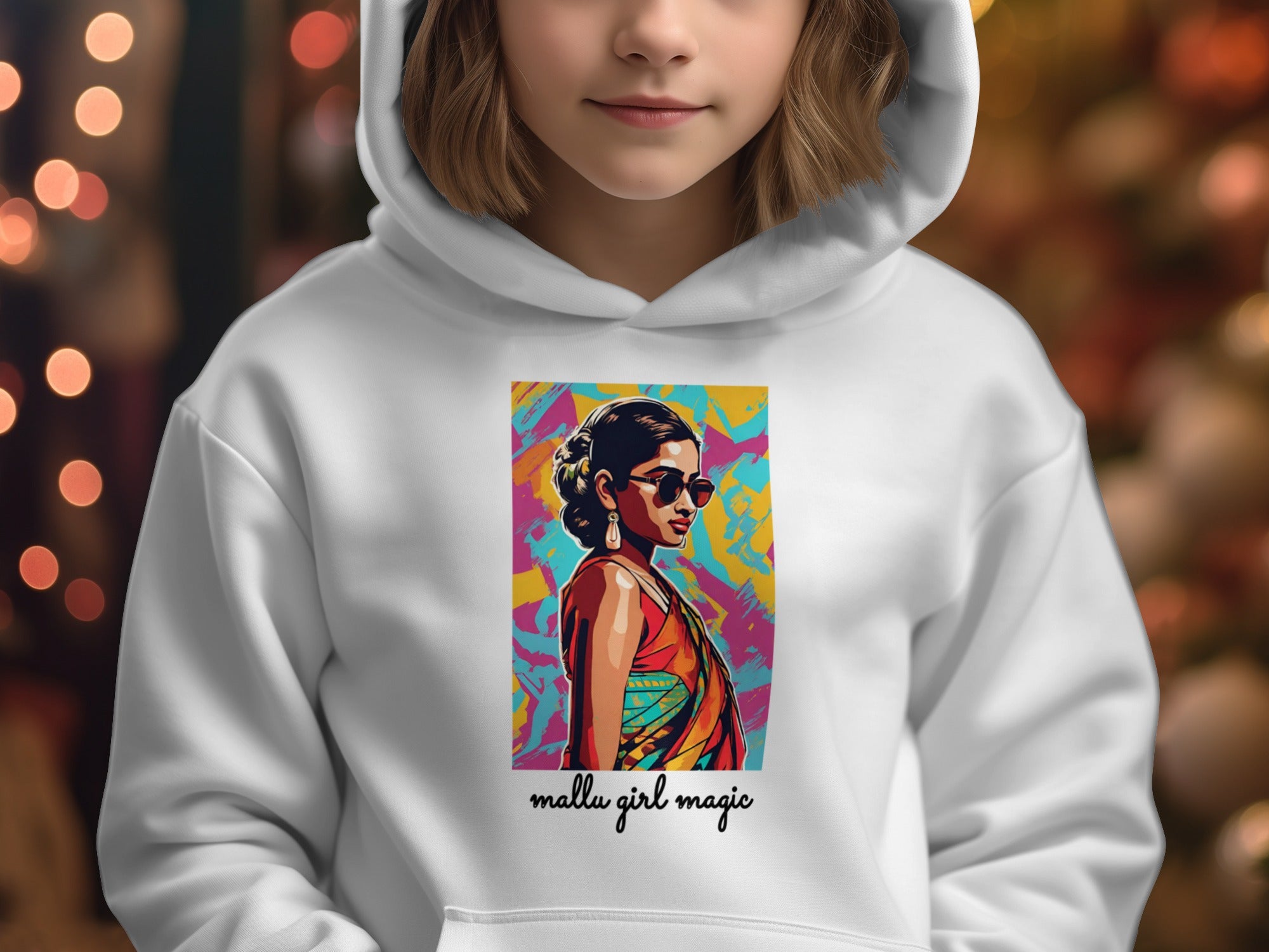 Mallu Girl Magic Graphic Hoodie Clothing