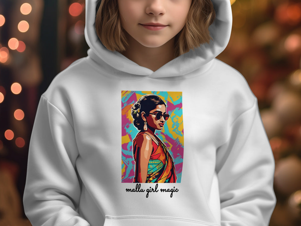 Mallu Girl Magic Graphic Hoodie Clothing