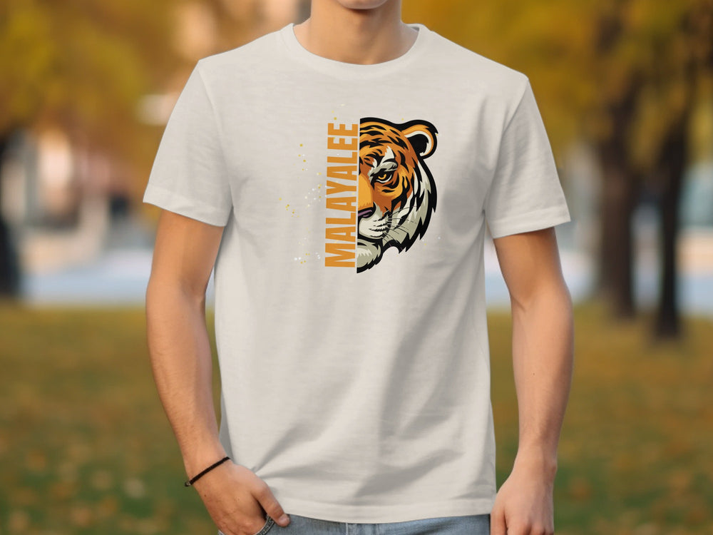 Malayalee Tiger Graphic Design T-Shirt Product
